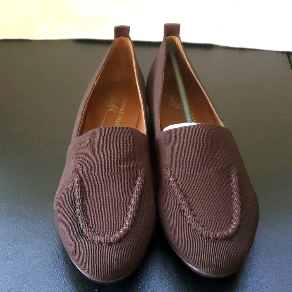 Donald J. Pliner Espresso Vachetta Loafer Women's size 10